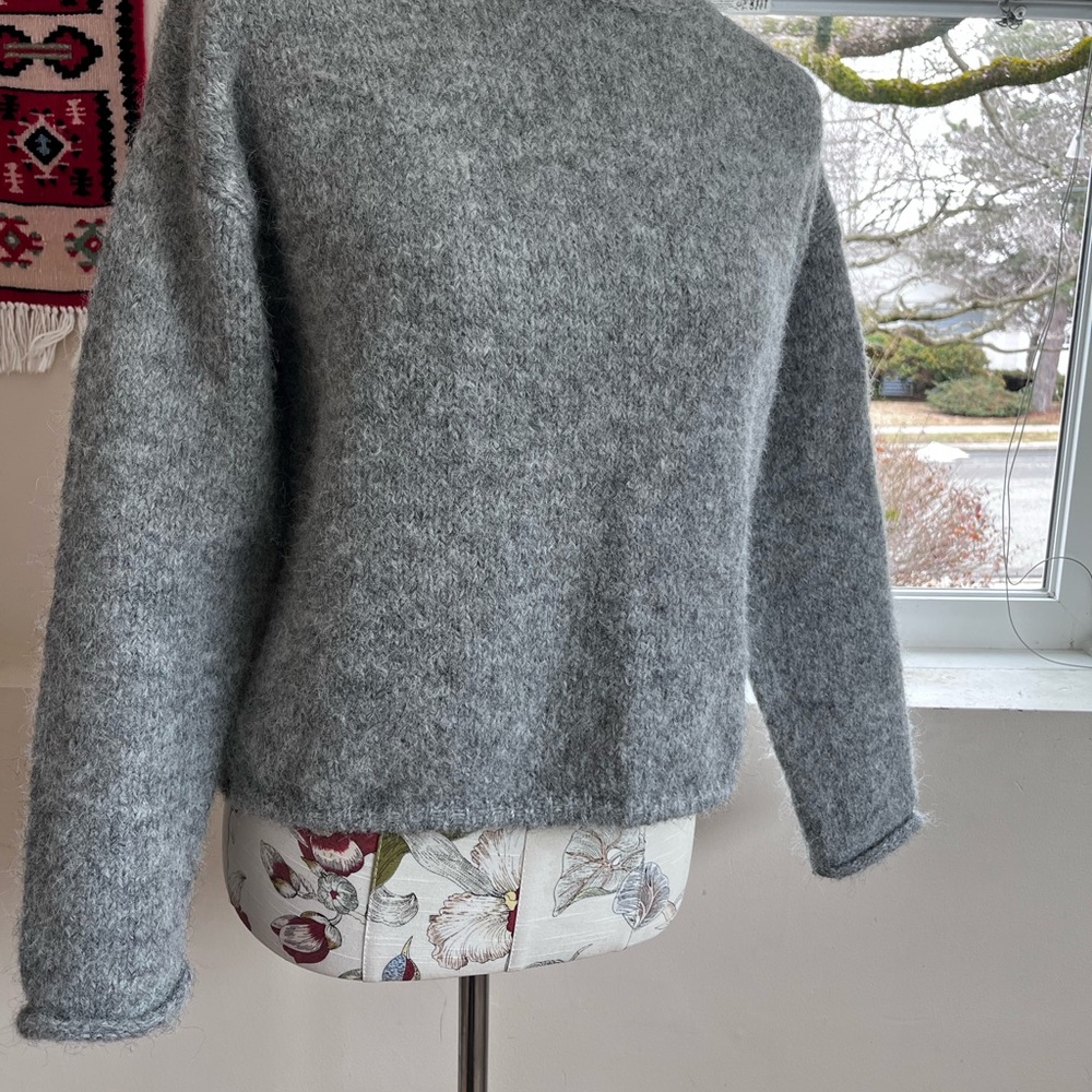 Gray Women's Sweater mohair s